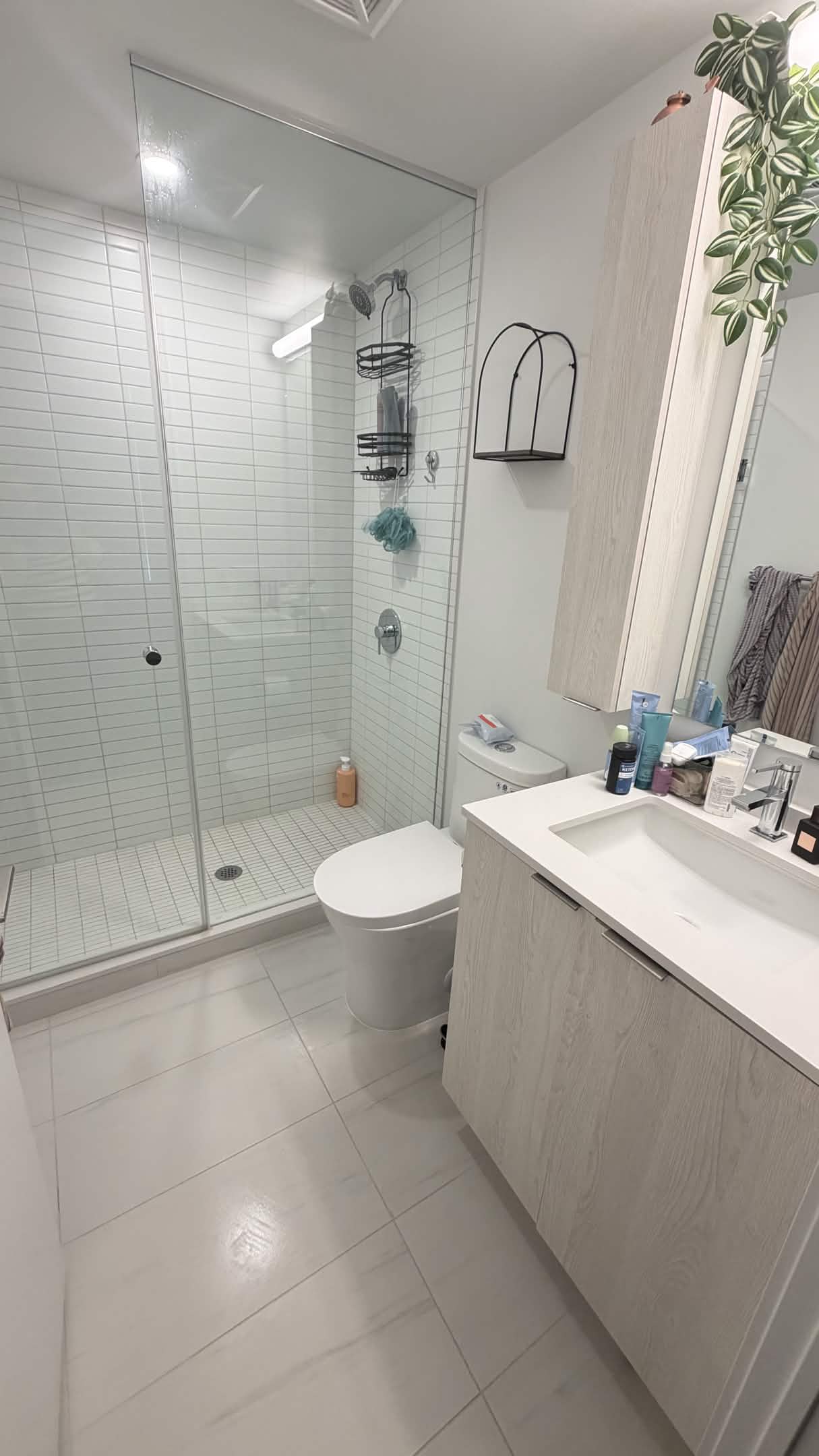 Clean washroom in commercial space